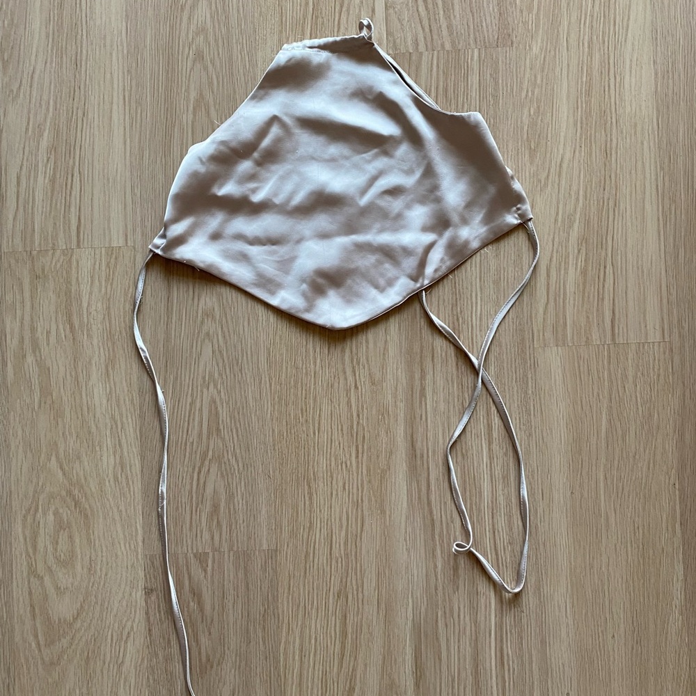Garage Satin Halter Triangle Top - Picture 3 of 8